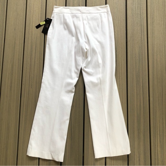 NWT Alex Marie White Wide Leg Pants Size 8 - Picture 2 of 10